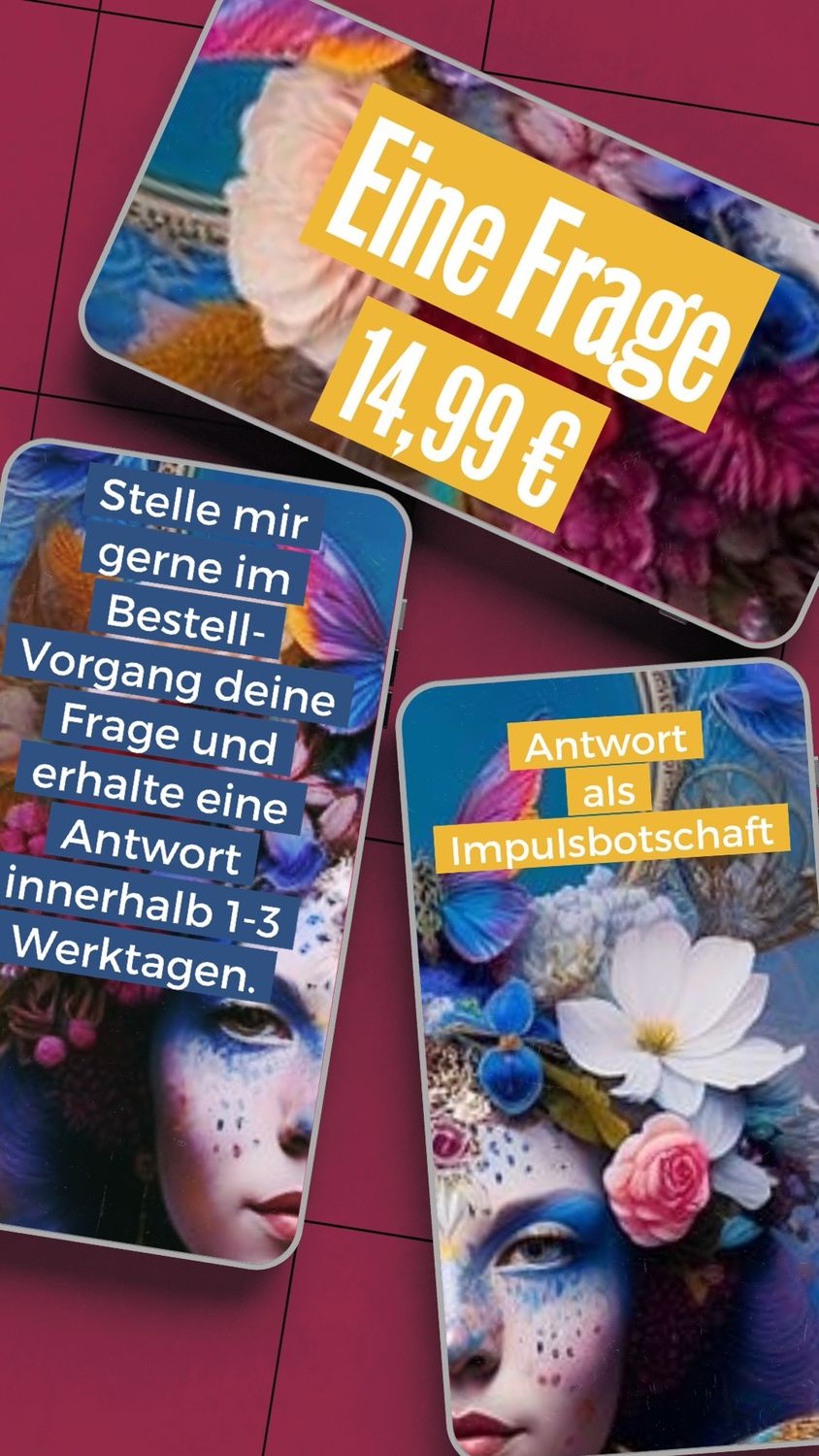 Eine Frage von dir – eine Antwort von mir für 14,99 Euro
