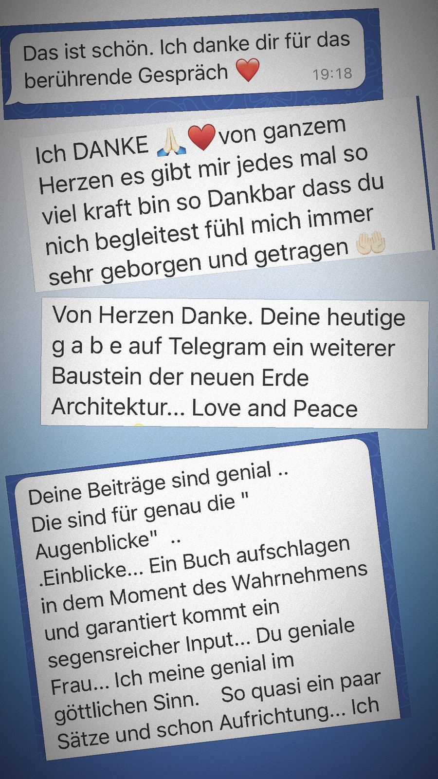 Telefonate und Mini Readings – Vorschau