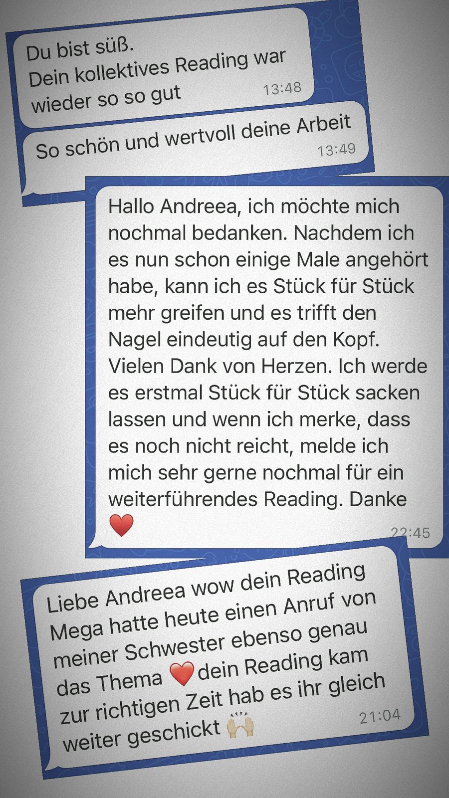 Rückmeldungen aus dem Herbst – Rückmeldung 5