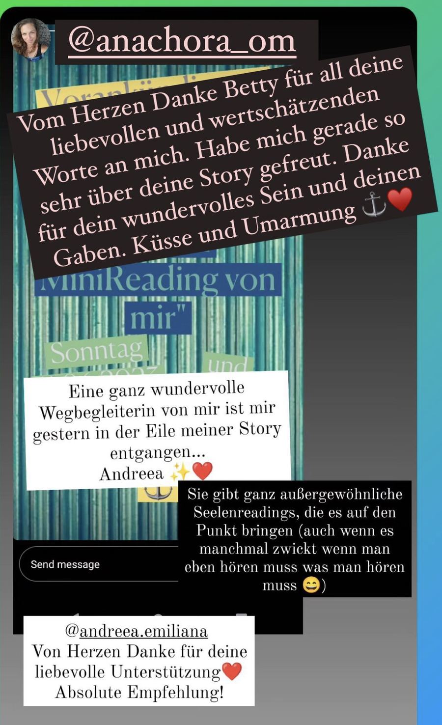 Rückmeldungen aus dem Herbst – Rückmeldung 7